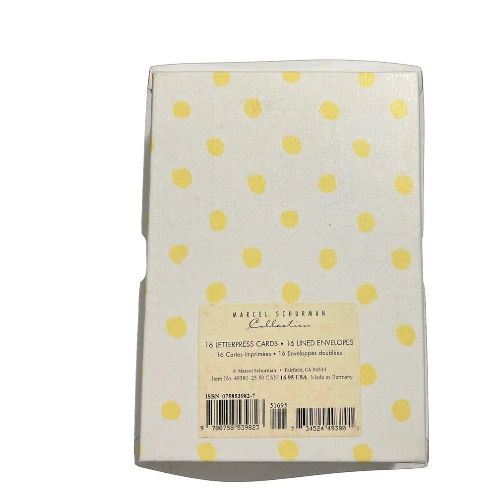 Marcel Schurman Letterpress Collection Blank Note Cards Ladies Shoe 12 sets